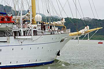 The Star Flyer Sailing Ship North on her North bound Panama Canal 