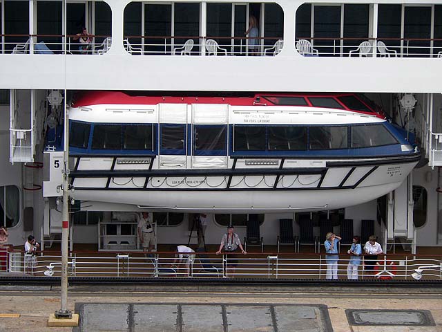 The Delphin Renaissance Cruise Ship Lifeboat
