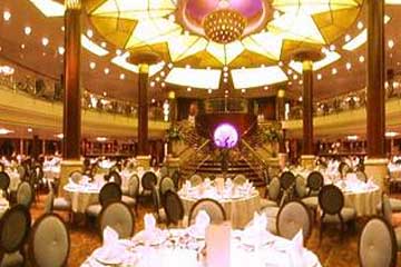 The Celebrity Infinity 's luxurious Trellis Restaurant