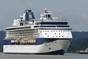 The Celebrity Constellation in the Panama Canal, Nov. 27 2009