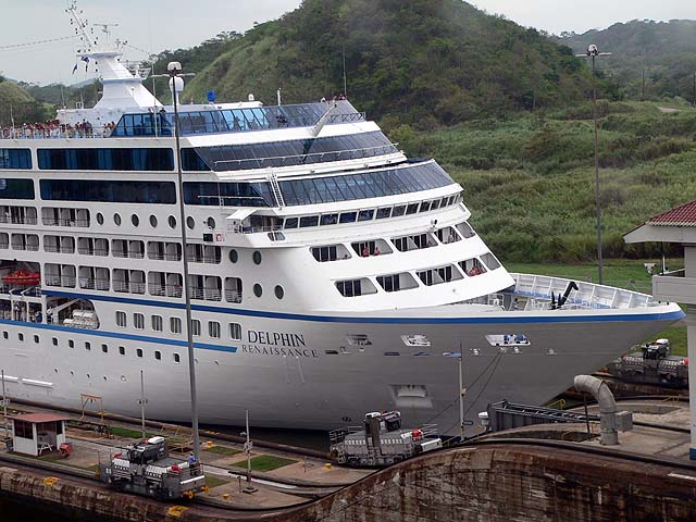 The Delphin Renaissance in the Miraflores Locks Panama Canal